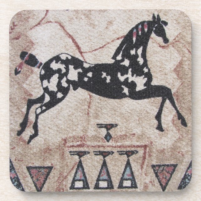 Coasters--Woven Pony Coaster (Front)