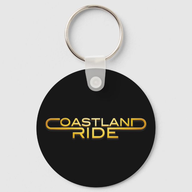 Coastland Ride - Name logo Key Ring (Front)
