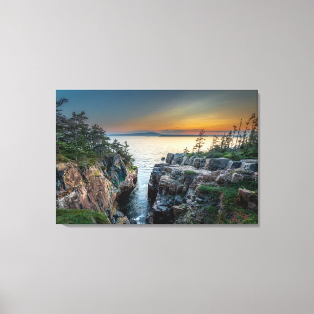 Coastline | Acadia National Park, Maine Canvas Print (Front)