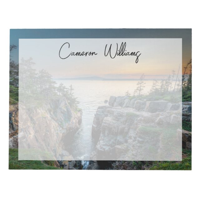 Coastline | Acadia National Park, Maine Notepad (Front)