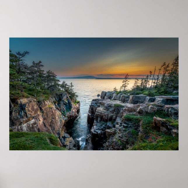 Coastline | Acadia National Park, Maine Poster (Front)