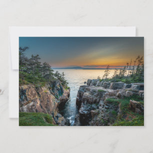 Coastline   Acadia National Park, Maine Thank You Card