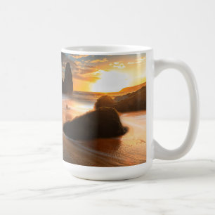 Coastline At Sunset Northern California Coffee Mug