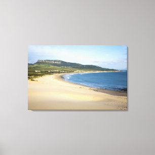 Coastline Beach Along The Coast Near Tarifa Canvas Print