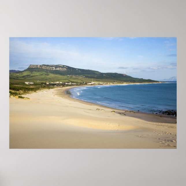 Coastline Beach Along The Coast Near Tarifa Poster (Front)