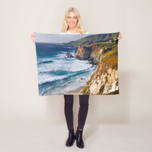 Coastline   Big Sur, California Fleece Blanket