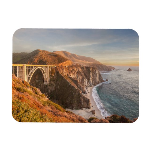 Coastline | Bixby Bridge, Big Sur California Magnet (Horizontal)
