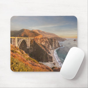 Coastline Bixby Bridge, Big Sur California Mouse Mat
