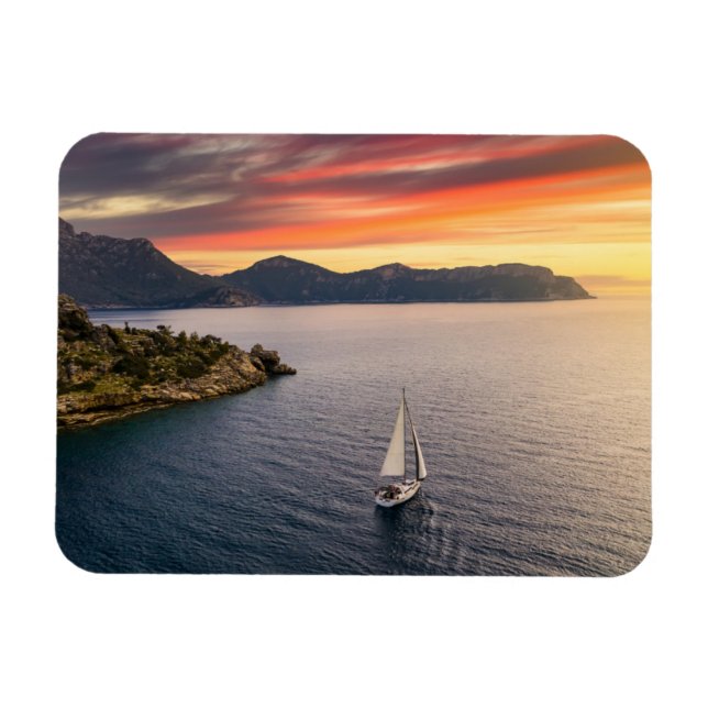 Coastline | Bodrum, Turkey Magnet (Horizontal)