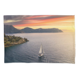 Coastline Bodrum, Turkey Pillowcase