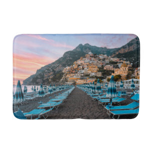 Coastline Campania, Italy Bath Mat