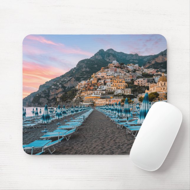 Coastline | Campania, Italy Mouse Mat (With Mouse)