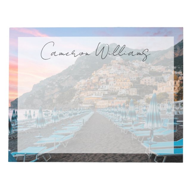 Coastline | Campania, Italy Notepad (Front)