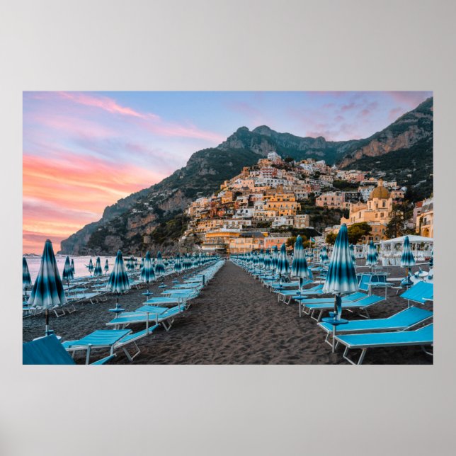 Coastline | Campania, Italy Poster (Front)