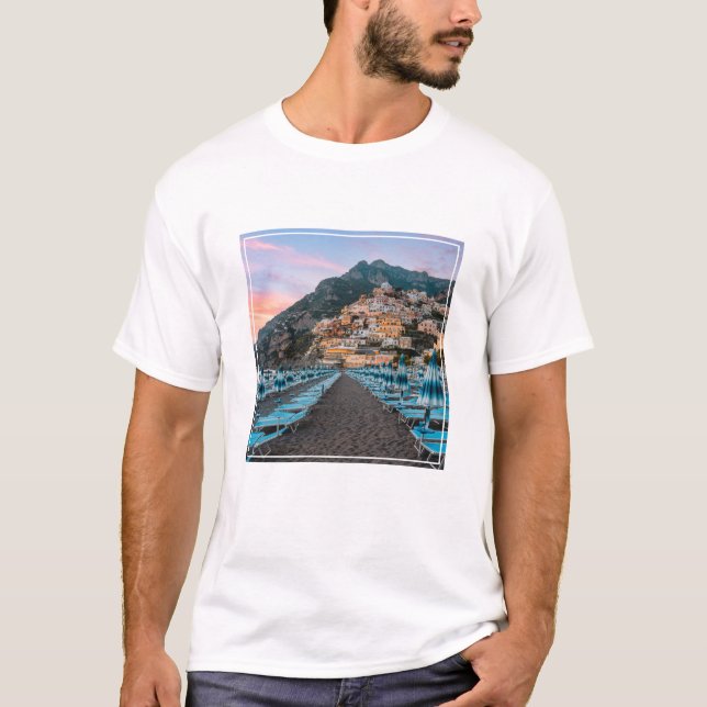 Coastline | Campania, Italy T-Shirt (Front)