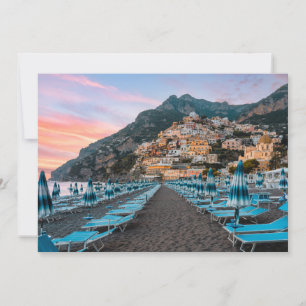 Coastline Campania, Italy Thank You Card