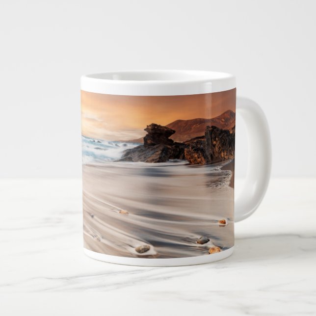 Coastline | Canary Islands, Spain Large Coffee Mug (Front Right)