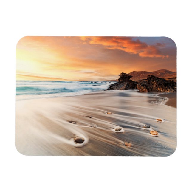 Coastline | Canary Islands, Spain Magnet (Horizontal)