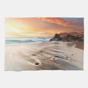 Coastline Canary Islands, Spain Tea Towel