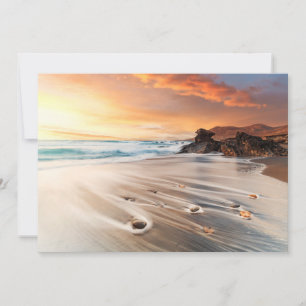 Coastline Canary Islands, Spain Thank You Card