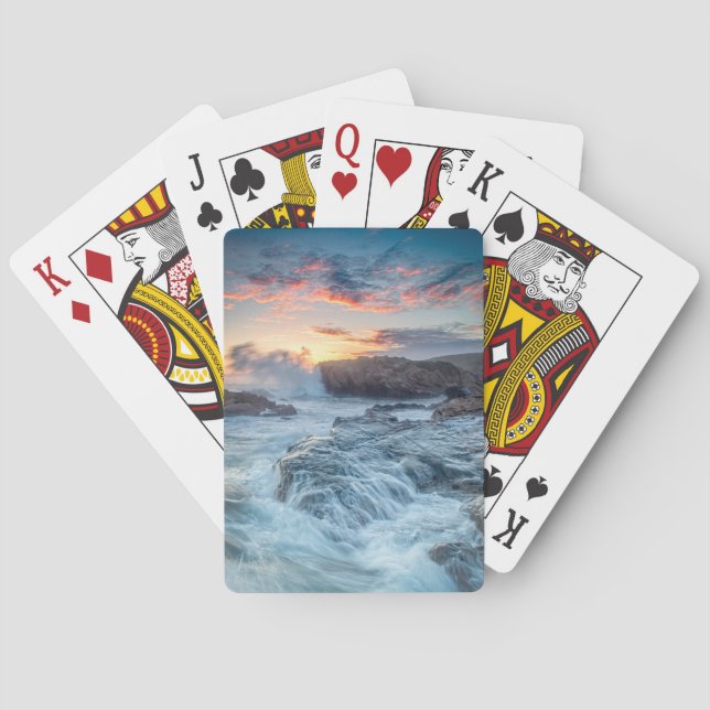 Coastline | Carmel California Playing Cards (Back)