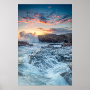 Coastline   Carmel California Poster