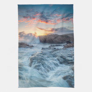Coastline Carmel California Tea Towel