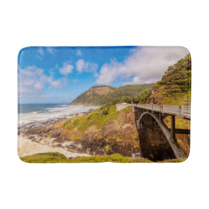 Coastline   Cook's Chasm, Yachats, Oregon Bath Mat