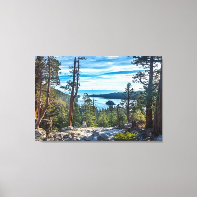 Coastline | Emerald Bay, Lake Tahoe, California Canvas Print (Front)