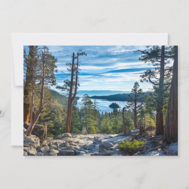Coastline | Emerald Bay, Lake Tahoe, California Thank You Card (Front)