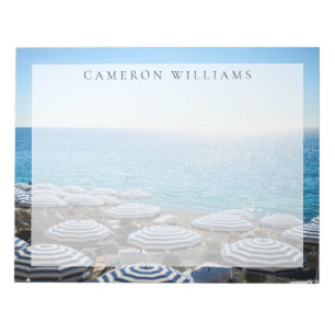Coastline French Riviera, Nice France Notepad