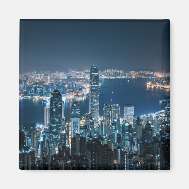 Coastline | Hong Kong Island, Asia Magnet (Front)