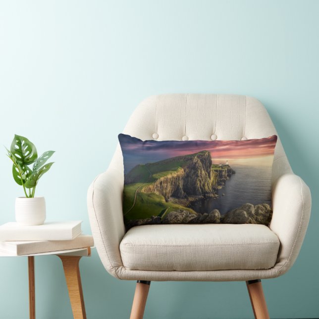 Coastline | Isle of Skye, Scotland Lumbar Cushion (Chair)