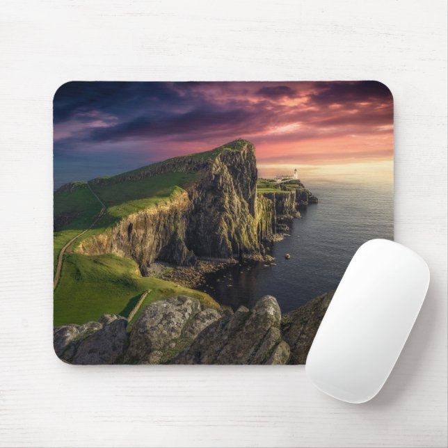 Coastline | Isle of Skye, Scotland Mouse Mat (With Mouse)