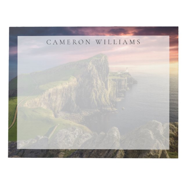 Coastline | Isle of Skye, Scotland Notepad (Front)