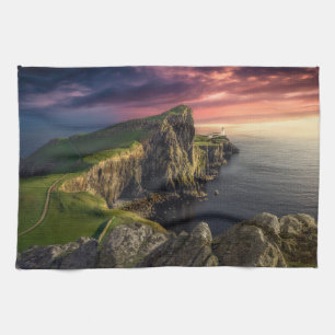 Coastline Isle of Skye, Scotland Tea Towel