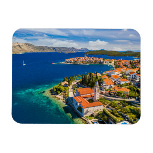 Coastline   Korcula Town, Korcula Island, Croatia Magnet