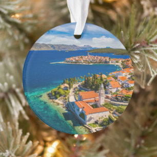 Coastline   Korcula Town, Korcula Island, Croatia Ornament