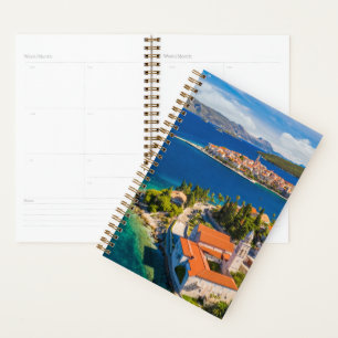 Coastline Korcula Town, Korcula Island, Croatia Planner