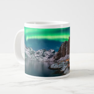 Coastline   Lofoten Islands, Hamnoy, Norway Large Coffee Mug