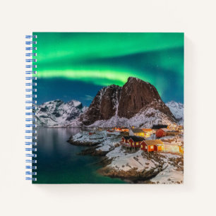 Coastline Lofoten Islands, Hamnoy, Norway Notebook