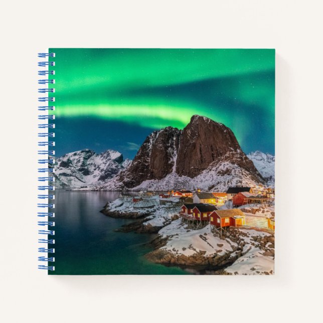 Coastline | Lofoten Islands, Hamnoy, Norway Notebook (Front)
