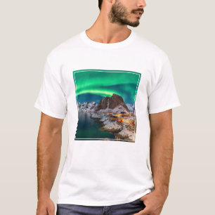 Coastline Lofoten Islands, Hamnoy, Norway T-Shirt