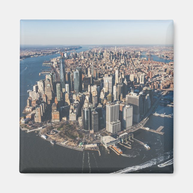 Coastline | Manhattan, New York City Magnet (Front)