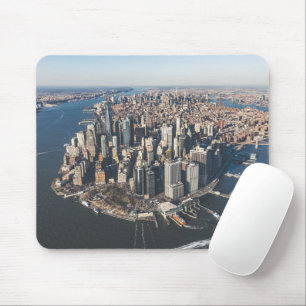 Coastline   Manhattan, New York City Mouse Mat