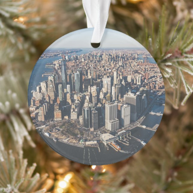 Coastline | Manhattan, New York City Ornament (Tree)