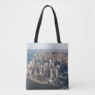 Coastline   Manhattan, New York City Tote Bag