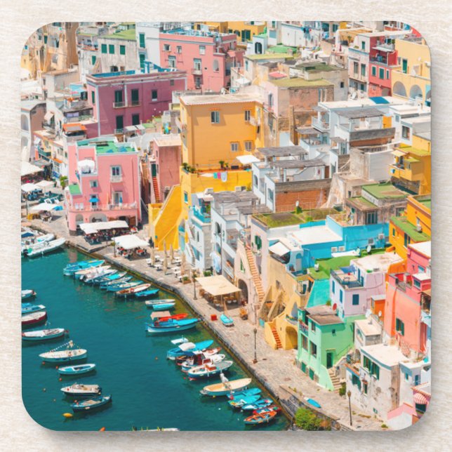 Coastline | Naples Italy Coaster (Front)