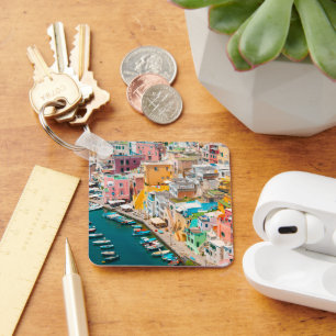 Coastline   Naples Italy Key Ring
