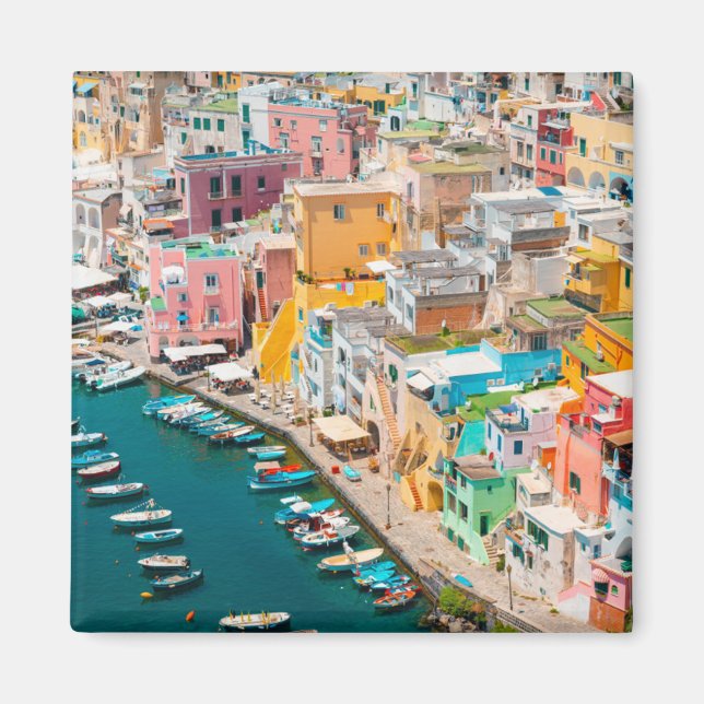 Coastline | Naples Italy Magnet (Front)
